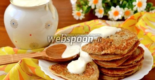 Оладьи из сквашенных овсяных хлопьев