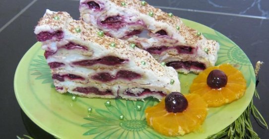 Торт Зимняя вишня