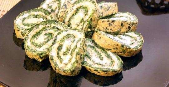 Рулет «Нечистая зелень»