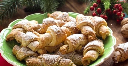 Творожные рогалики