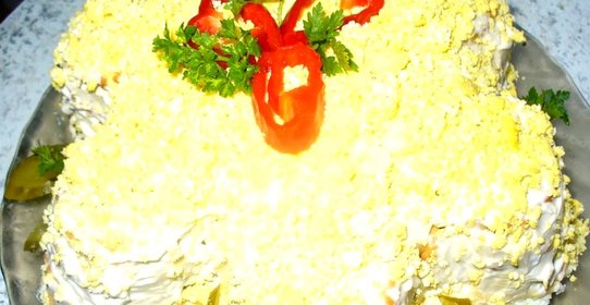 Закусочный торт из крекеров