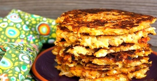 Капустно-картофельные оладьи