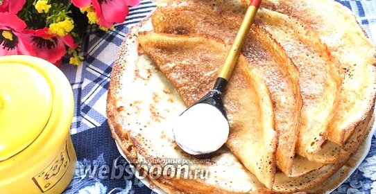 Блинчики на сыворотке