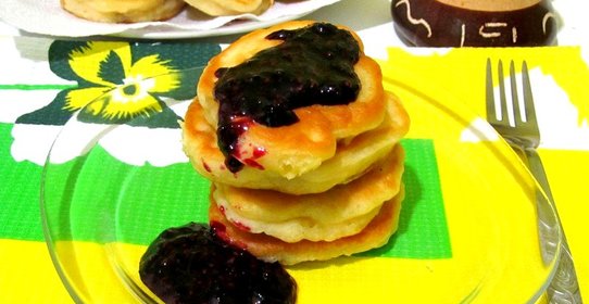 Оладьи с изюмом