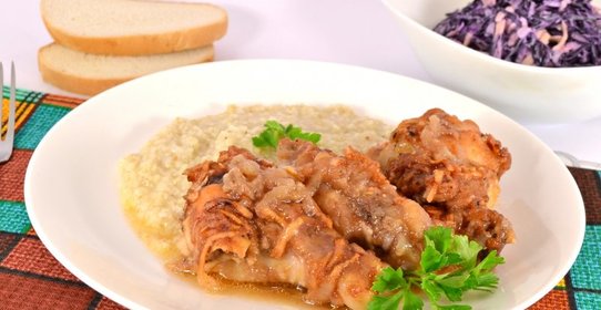 Куриные крылышки в томатно-яблочном маринаде