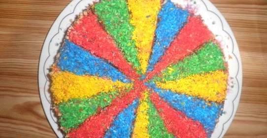 Торт Веселый с бананом