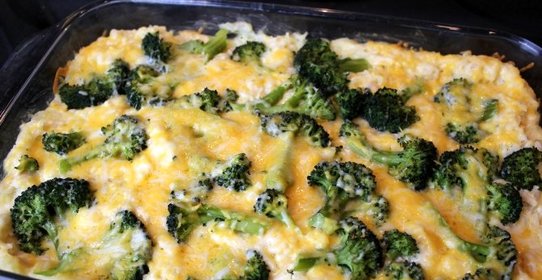 Куриная грудка с брокколи в духовке