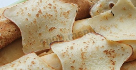 Блины звездные на кефире