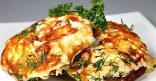 Отбивные по-французски