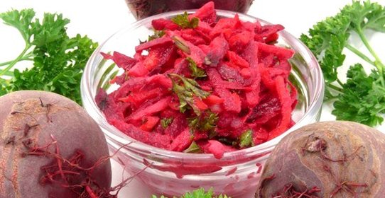 Салат из свеклы с уксусом