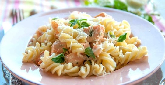 Паста с форелью