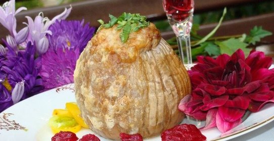 Фаршированные баклажанные бочонки