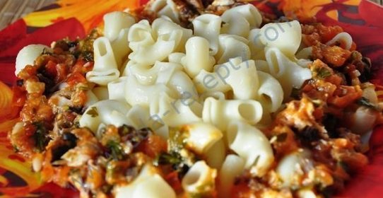 Макароны с тунцом