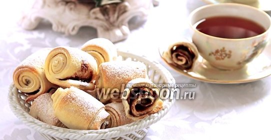 Мини рулетики с Нутеллой