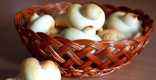 Печенье Жаворонки из постного теста