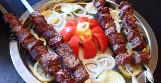 Шашлык из телятины по-азербайджански