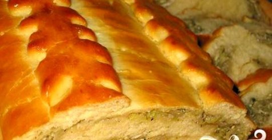 Кулебяка с капустой