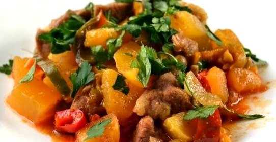 Рагу со свининой