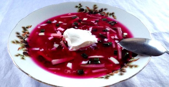 Холодный борщ