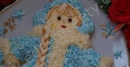 Салат Снегурочка