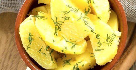 Картофель с укропом