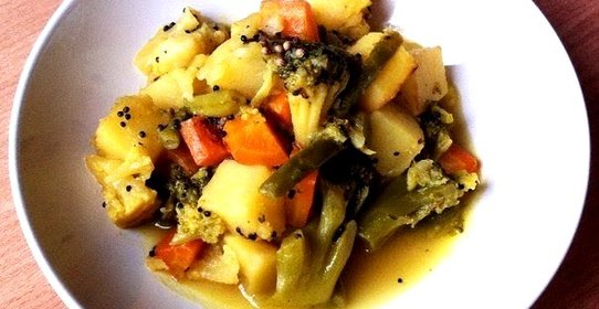 Сабджи (индийское овощное рагу)