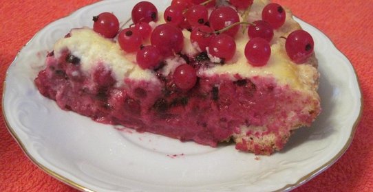 Пирог со смородиной