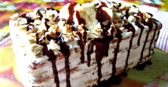 Торт из печенья