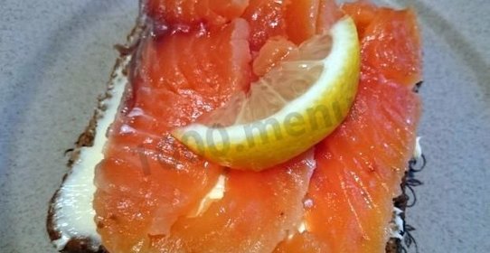 Форель слабосолёная в апельсиновом соке