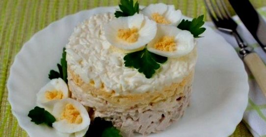 Салат Нежность с сыром