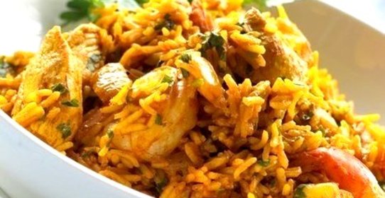 Плов с курицей и овощами