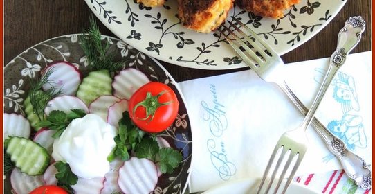 Котлеты рыбные в ореховой панировке