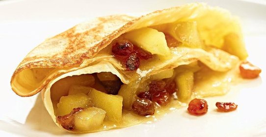 Блинчики с яблоками