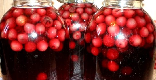 Компот из черешни с косточками на зиму