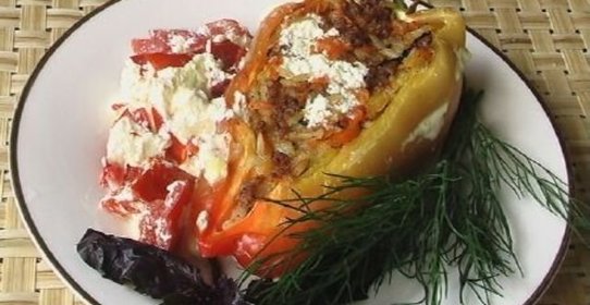 Перцы с фаршем в духовке