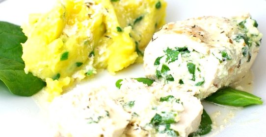Рулетики из куриной грудки