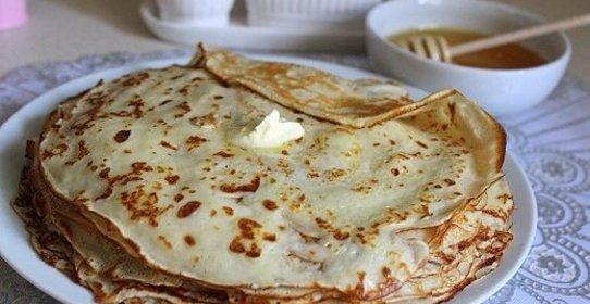 Тонкие блины на кефире