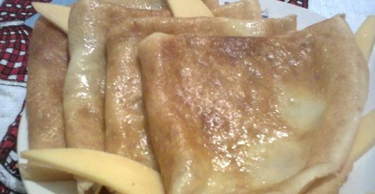 Блинчики с сыром