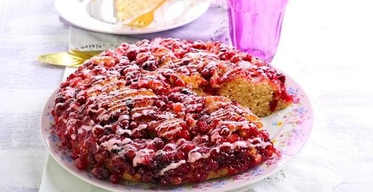 Клюквенный торт