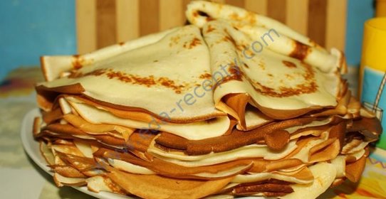 Блины для детей Маяковские