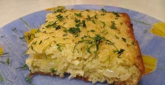 Капустный пирог с манкой