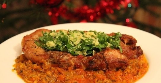 Мясо в итальянском соусе