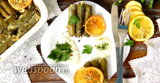 Долма, запечённая в духовке