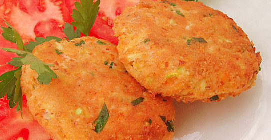 Овощные оладьи с миндалем