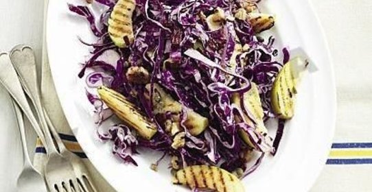 Салат с капустой и грецкими орехами
