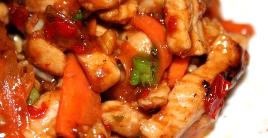 Свинина по-китайски острая