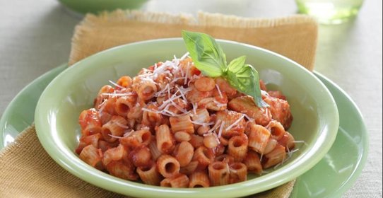 Паста с фасолью и индейкой