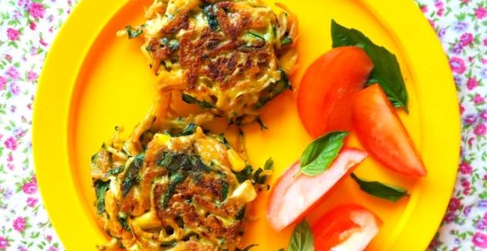 Овощные оладьи