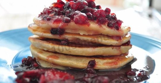 Оладьи на кефире с корицей