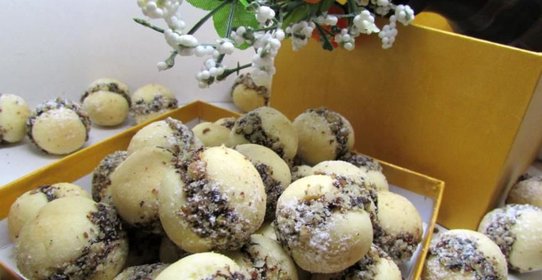 Песочное мини-печенье